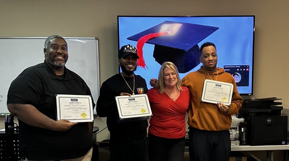 ACT graduate hired into an IT job in Tampa Bay after certification training