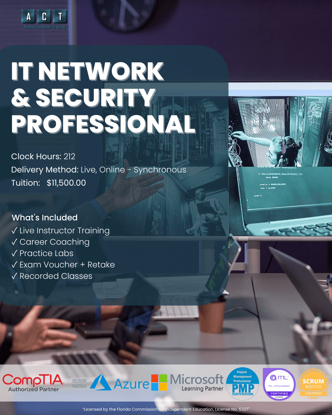 IT Network and Security Professional career pathway in Tampa Bay