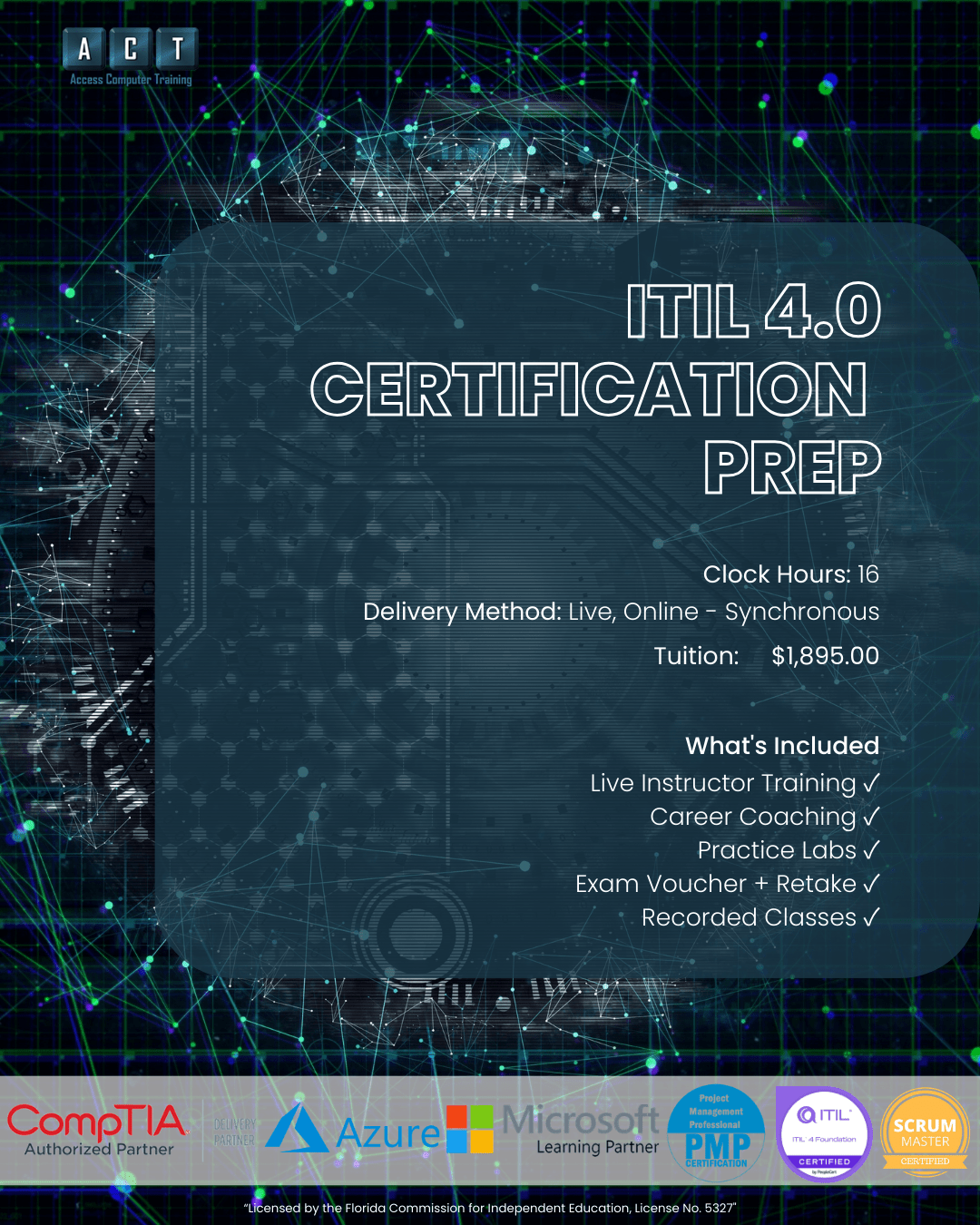 ITIL 4 Foundation certification training in Tampa Bay